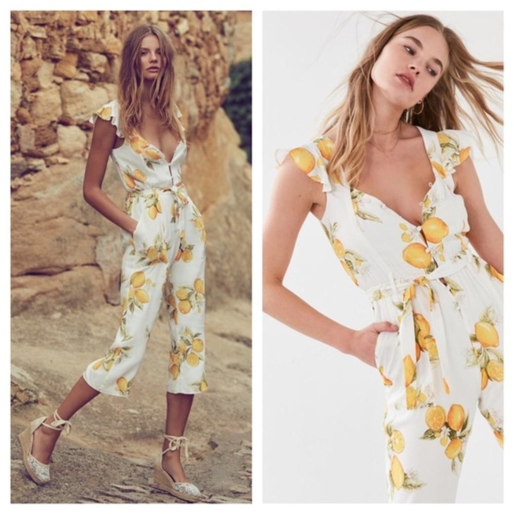For Love and Lemons Limonada Jumpsuit - Size Medium